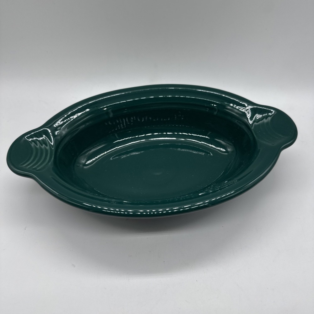 Fiesta Ware Evergreen Small Individual Oval Casserole Baker Fiestaware HLCo